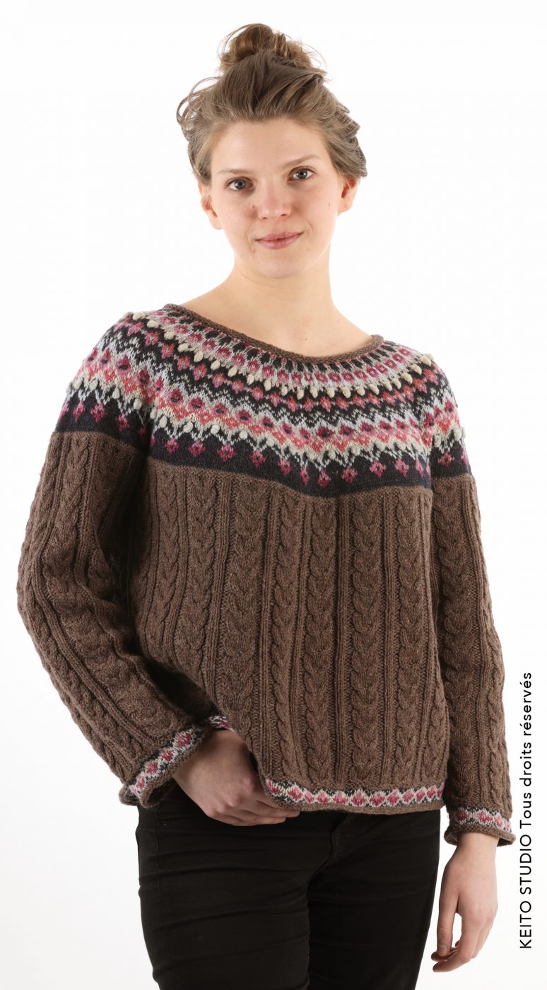 Pull à tricoter pour enfant - Kit tricot
