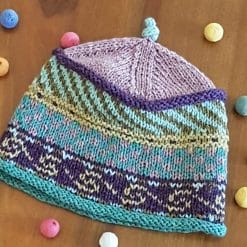 Bonnet Elsa - KEITO STUDIO - tricot jacquard, tricot en rond
