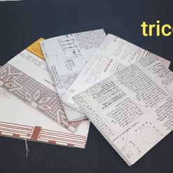 carnet relié main