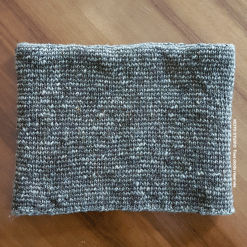 col tricoté en rond en jacquard
